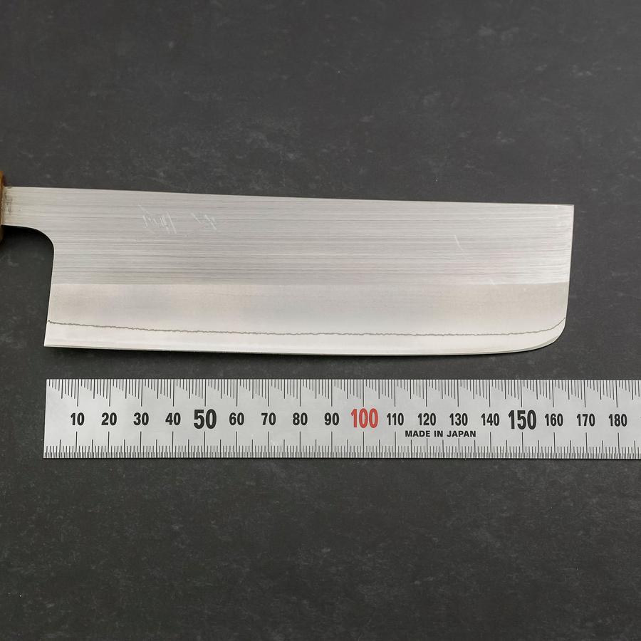 Nakiri AUS-8 Polished Yaki Urushi Handle 165mm
