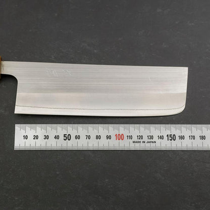 Nakiri AUS-8 Polished Yaki Urushi Handle 165mm