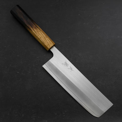 Nakiri AUS-8 Polished Yaki Urushi Handle 165mm