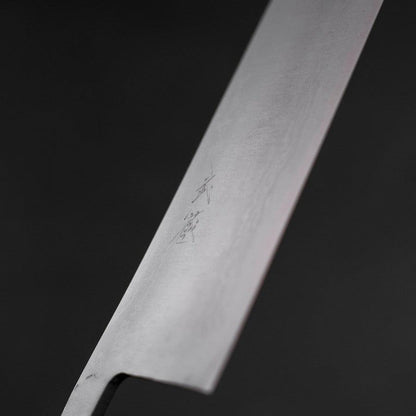 Nakiri Blue Super Damascus Buffalo Magnolia Handle 165mm