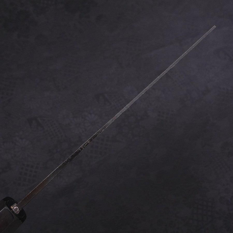 Nakiri Blue Super Kurouchi Buffalo Ebony Handle 165mm