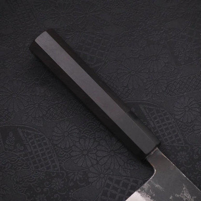 Nakiri Blue Super Kurouchi Buffalo Ebony Handle 165mm