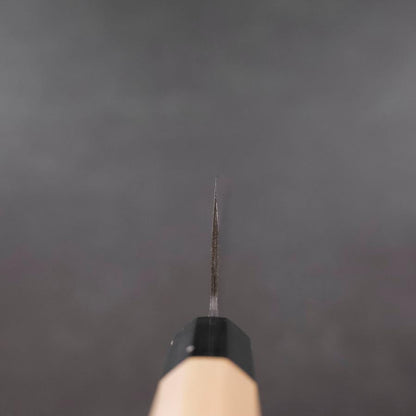 Nakiri Blue Steel #1 Stainless Clad Kurouchi Buffalo Magnolia Handle 165mm