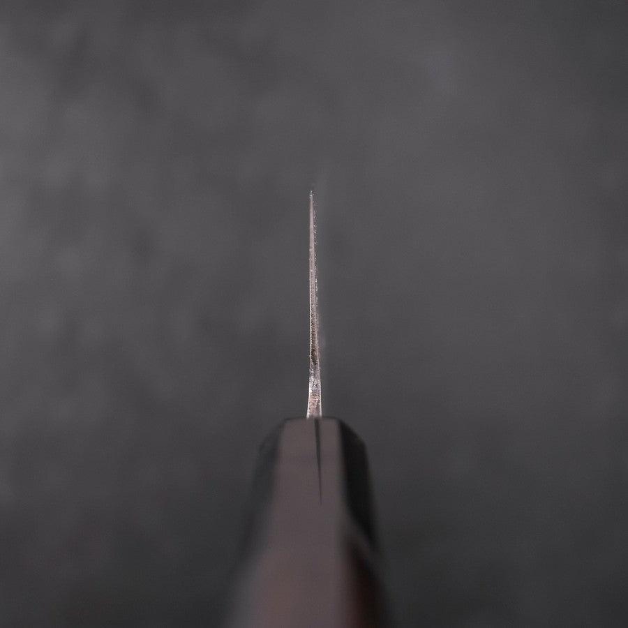 Nakiri Blue Steel #2 Damascus Buffalo Ebony Handle 165mm