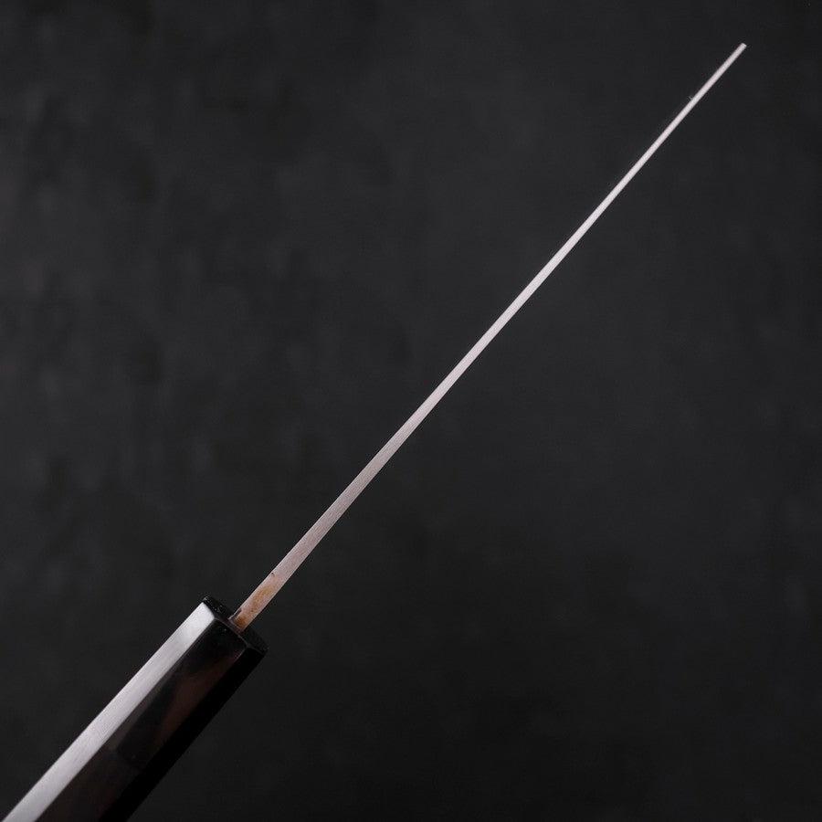 Nakiri Blue Steel #2 Damascus Buffalo Ebony Handle 165mm