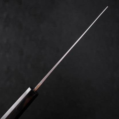 Nakiri Blue Steel #2 Damascus Buffalo Ebony Handle 165mm