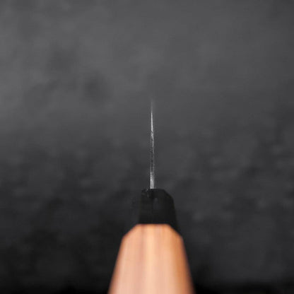 Nakiri Blue Steel #2 Kurouchi Buffalo Teak Handle 165mm