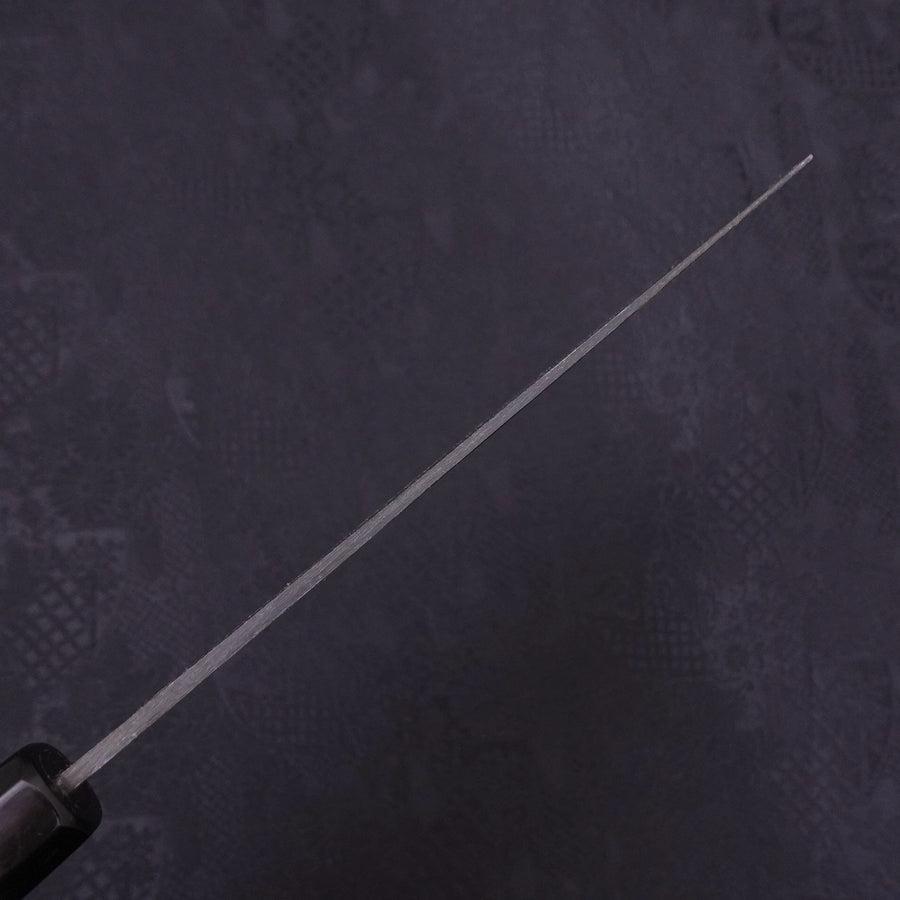 Nakiri Blue Steel #2 Kurouchi Chokin Kappa Fishing Focus Buffalo Ebony Handle 165mm