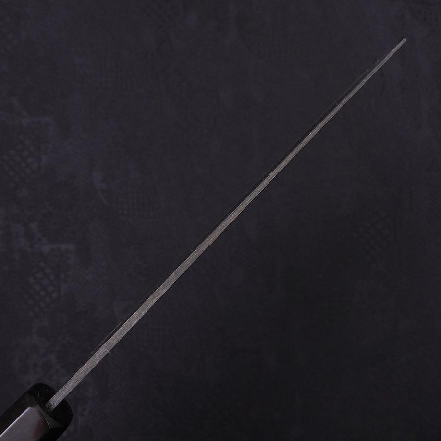 Nakiri Blue Steel #2 Kurouchi Chokin Kappa Fishing Slipping Buffalo Ebony Handle 165mm