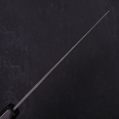 Nakiri Blue Steel #2 Kurouchi Chokin Kappa Fishing Slipping Buffalo Ebony Handle 165mm