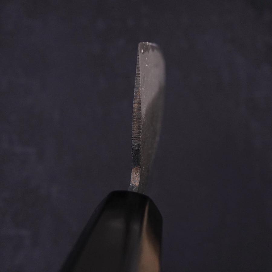 Nakiri Blue Steel #2 Kurouchi Chokin Kappa Frog Buffalo Ebony Handle 165mm