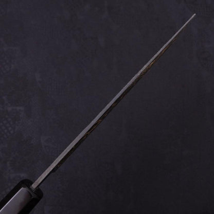 Nakiri Blue Steel #2 Kurouchi Chokin Kappa Frog Buffalo Ebony Handle 165mm