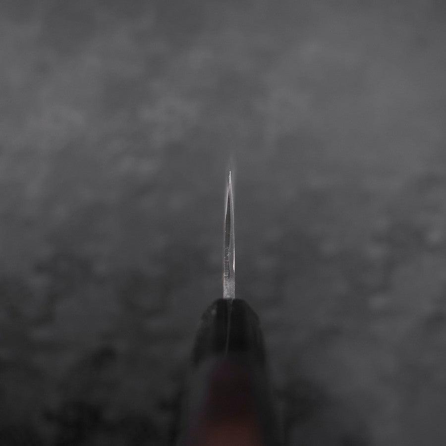 Nakiri Blue Steel #2 Kurouchi Chokin Sakura Five Story Pagoda Buffalo Ebony Handle 165mm