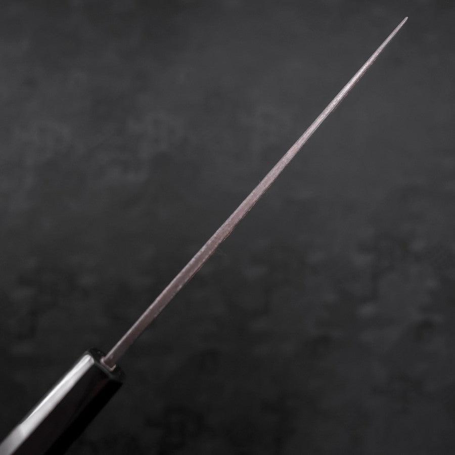 Nakiri Blue Steel #2 Kurouchi Chokin Sakura Five Story Pagoda Buffalo Ebony Handle 165mm