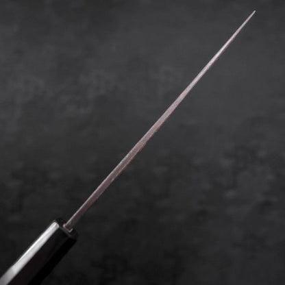 Nakiri Blue Steel #2 Kurouchi Chokin Sakura Five Story Pagoda Buffalo Ebony Handle 165mm