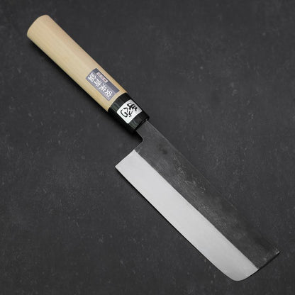 Nakiri Blue Steel #2 Kurouchi Magnolia Handle 165mm