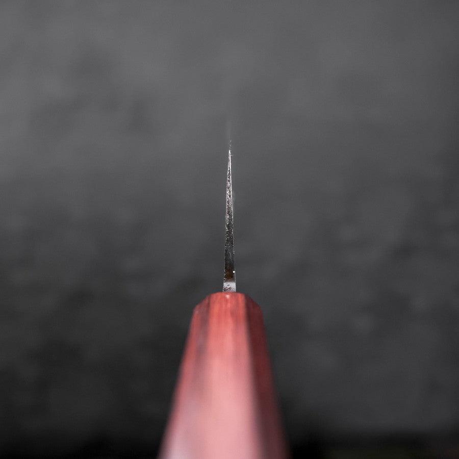 Nakiri Blue Steel #2 Kurouchi Purple Urushi Handle 165mm