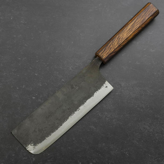 Nakiri Blue Steel #2 Kurouchi Sumi Urushi Handle 165mm