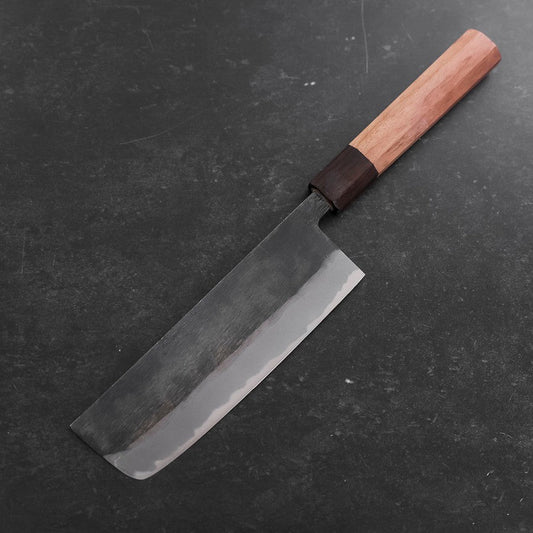 Nakiri Blue Steel #2 Kurouchi Walnut Handle 165mm