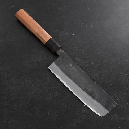 Nakiri Blue Steel #2 Kurouchi Walnut Handle 165mm