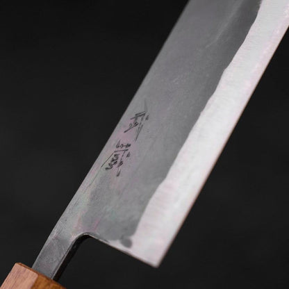 Nakiri Blue Steel #2 Kurouchi Yaki Urushi Handle 165mm