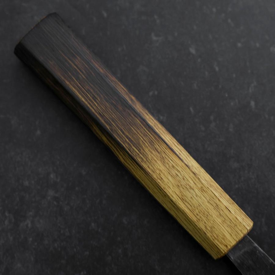 Nakiri Blue Steel #2 Kurouchi Yaki Urushi Handle 165mm