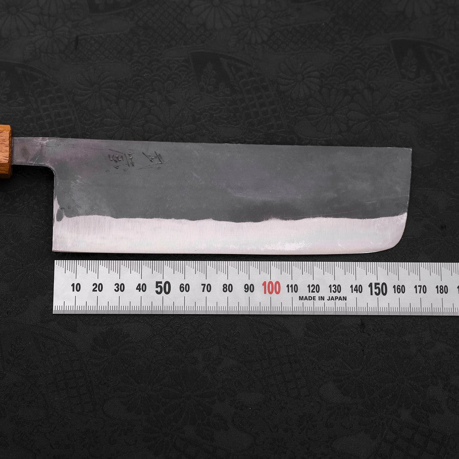 Nakiri Blue Steel #2 Kurouchi Yaki Urushi Handle 165mm