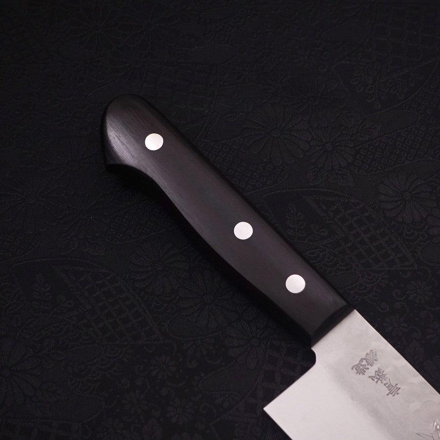Nakiri Blue Steel #2 Tsuchime Stainless Clad Western Handle 165mm