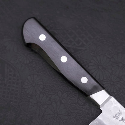 Nakiri Blue Steel #2 Tsuchime Stainless Clad Western Handle 165mm
