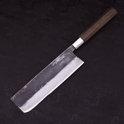 Nakiri Blue Steel #2 Walnut Handle 200mm