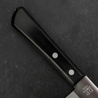 Nakiri Chromax Polished Western Black Handle 165mm