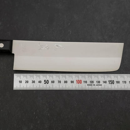 Nakiri Chromax Polished Western Black Handle 165mm