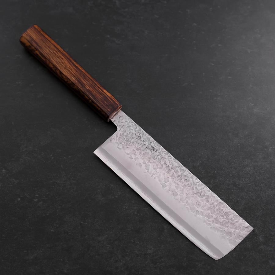 Nakiri Chromax Tsuchime Sumi Urushi Handle 165mm