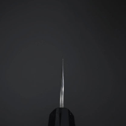 Nakiri Cobalt Stainless HRC62 Kurouchi Damascus  Buffalo Ebony Handle 165mm