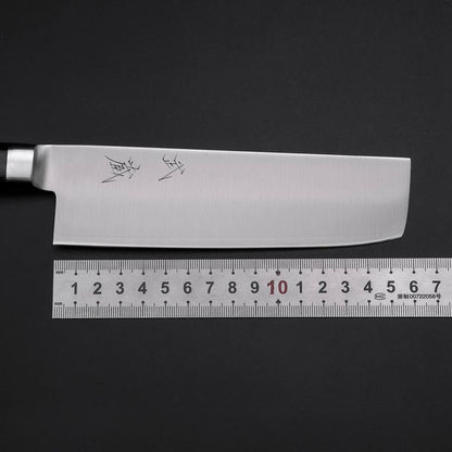 Nakiri Molybdenum Polished Western Black Handle 160mm
