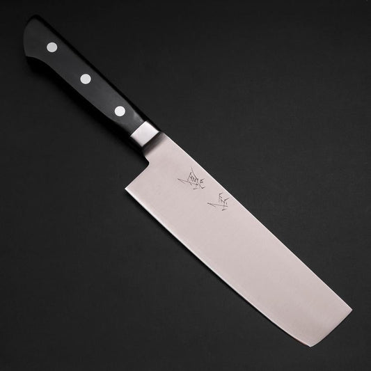 Nakiri Molybdenum Polished Western Black Handle 160mm