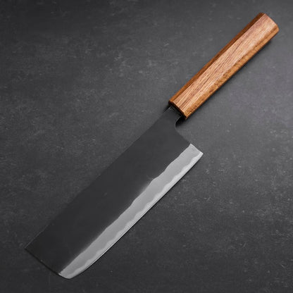 Nakiri SK Steel Kurouchi Oak Handle 170mm