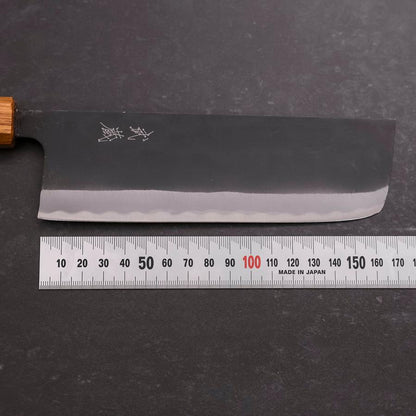 Nakiri SK Steel Kurouchi Oak Handle 170mm