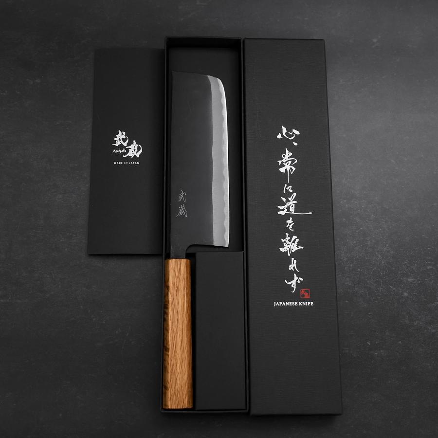 Nakiri SK Steel Kurouchi Oak Handle 170mm
