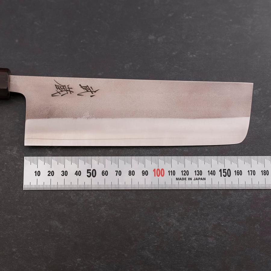 Nakiri SKD11 Nashiji Ebony Handle 165mm