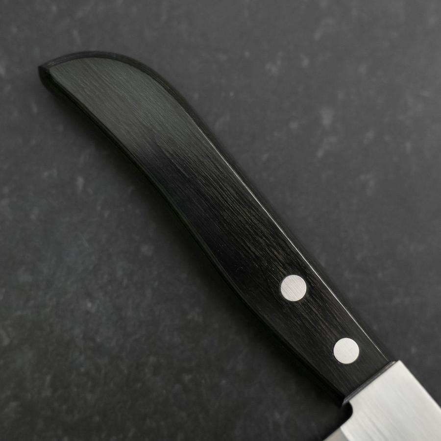 Nakiri SKD12 Polished Western Black Handle 165mm