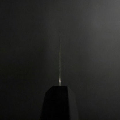 Nakiri SLD Black Damascus Ebony Handle 170mm-[Musashi]-[Japanese-Kitchen-Knives]