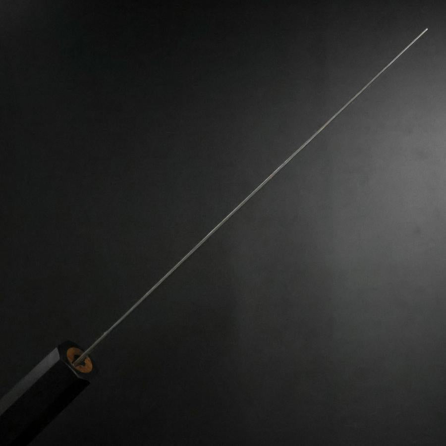 Nakiri SLD Black Damascus Ebony Handle 170mm-[Musashi]-[Japanese-Kitchen-Knives]