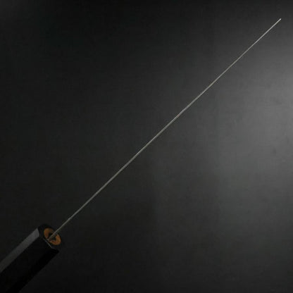 Nakiri SLD Black Damascus Ebony Handle 170mm-[Musashi]-[Japanese-Kitchen-Knives]