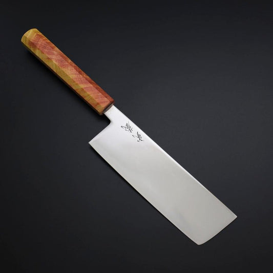 Nakiri SLD Mirror Sunset Orange Handle 170mm