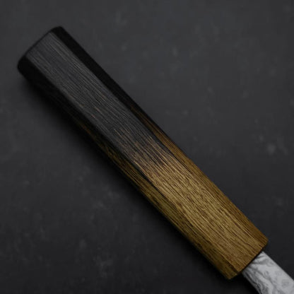 Nakiri SLD Wave Nickel Damascus Yaki Urushi Handle 165mm