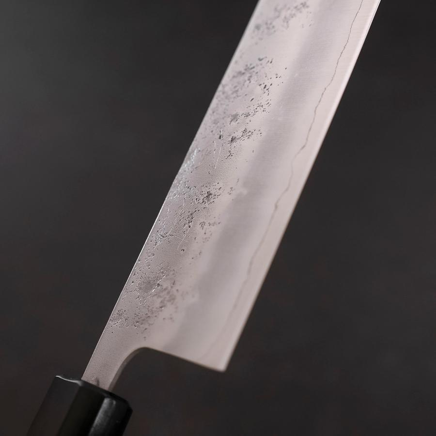Nakiri Silver Steel #3 Nashiji Walnut Handle 165mm