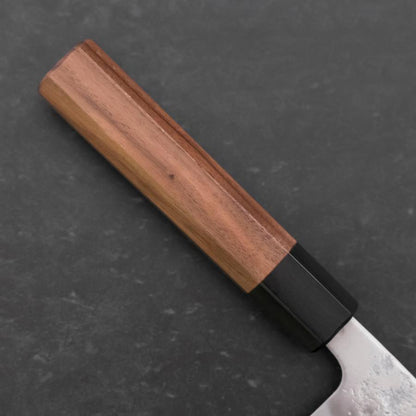 Nakiri Silver Steel #3 Nashiji Walnut Handle 165mm