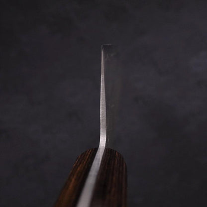 Nakiri Silver Steel #3 Nashiji Western Brown Handle 165mm