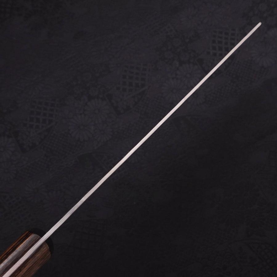 Nakiri Silver Steel #3 Nashiji Western Brown Handle 165mm